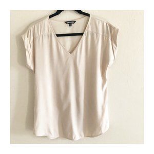Express V-Neck Short Sleeve Blouse